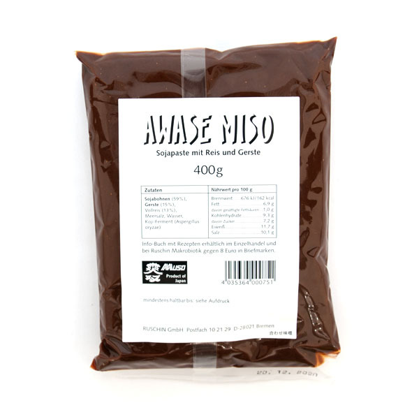 Awase Sojabohnenpaste -Misopaste-, Bio / Ruschin 400g