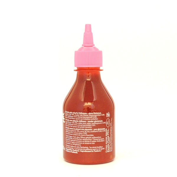Sriracha Chilisauce, extra scharf, ohne MSG / Flying Goose 200ml