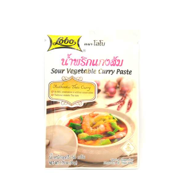 Currypaste sauer für Gemüse / Lobo Thailand 50g