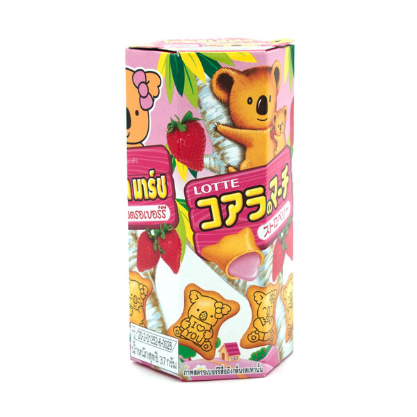 Koala-Keks mit Erdbeerfüllung / Lotte Korea 37g
