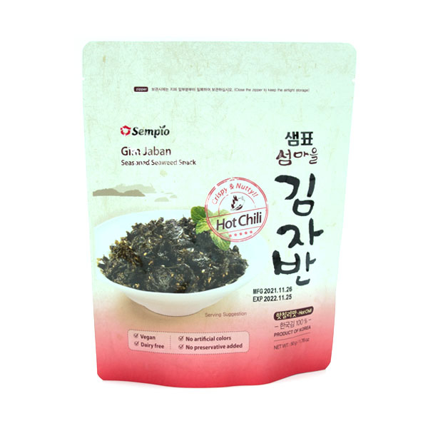 Seetang-Snack mit Chili Geschmack / Sempio Korea 50g