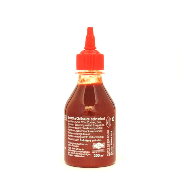 Sriracha Chilisauce, extra scharf / Flying Goose 200ml