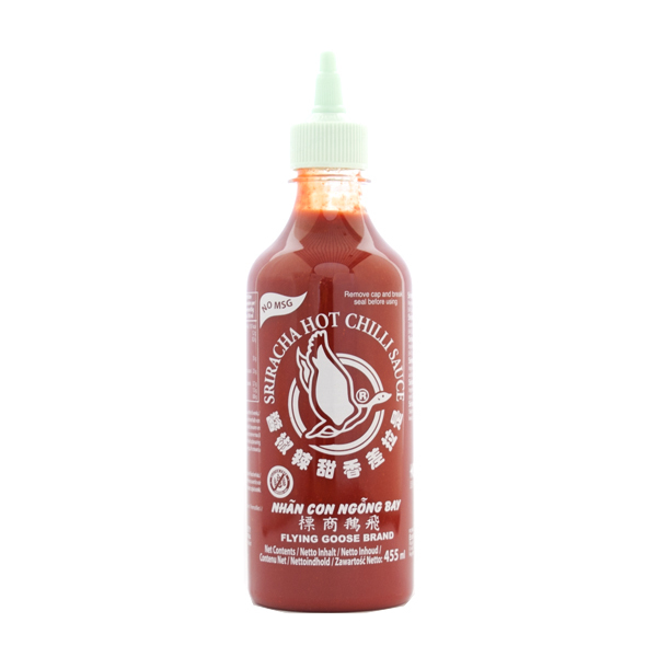 Sriracha Chilisauce, ohne MSG / Flying Goose Thailand 455ml