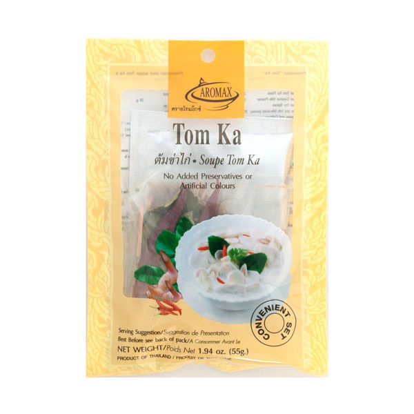 Tom Kha Paste mit getrockneten Kräutern / Aromax Thailand 55g