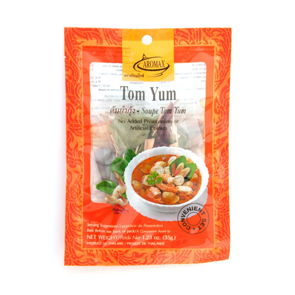 Tom Yum Paste mit getrocknete Kräuter / Aromax Thailand 35g