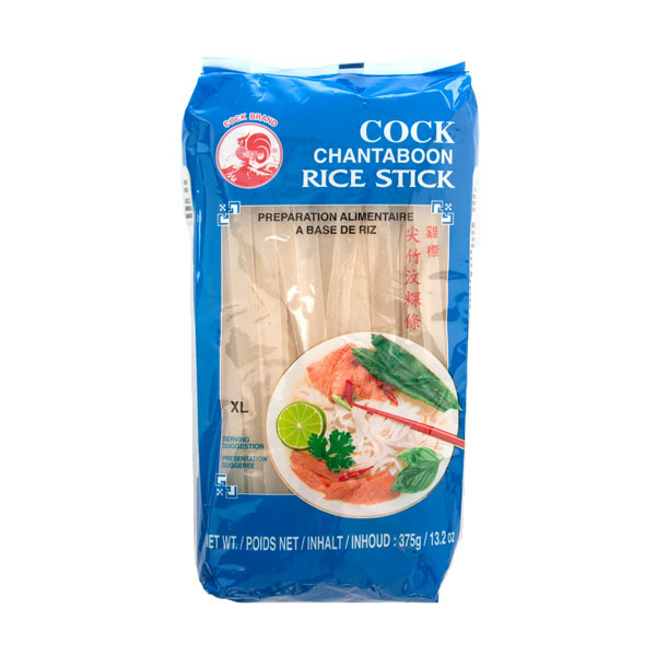 Reisbandnudeln, 10mm / Cock Thailand 375g