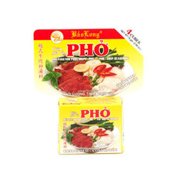 Brühwürfel -Rindfleischnudelsuppe Pho- / Bao Long Vietnam 75g