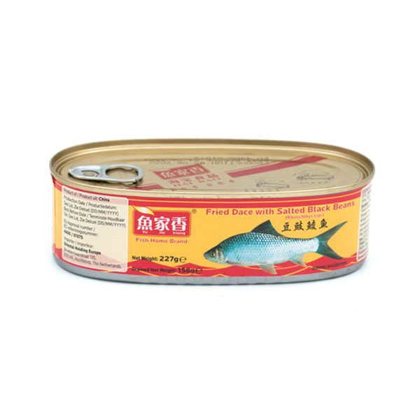 Fritierter Fisch mit schwarze Bohnen / Yu Jia Xiang China 227g