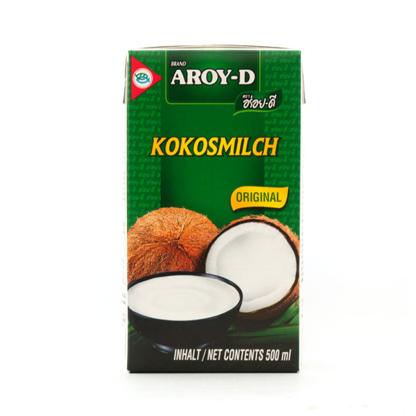 Kokosmilch -Tetrapack- / Aroy D Thailand 500ml