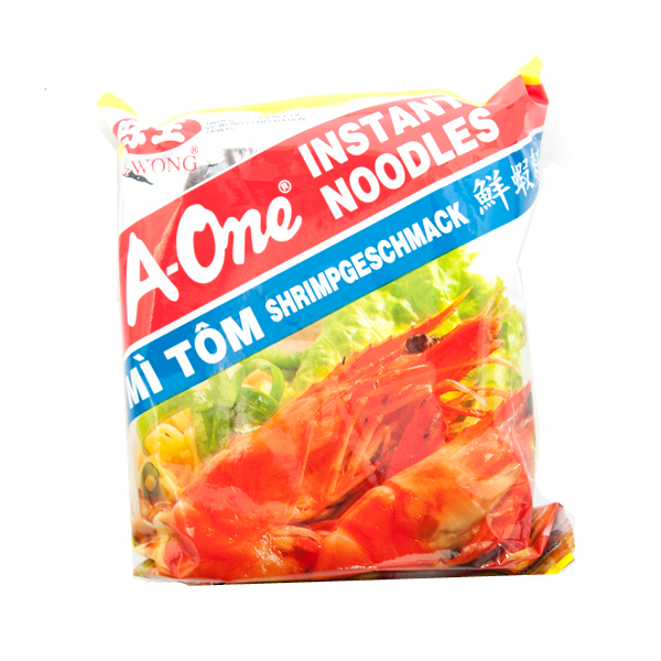 Instantnudelsuppe -Shrimps- / A-One Vietnam 85g