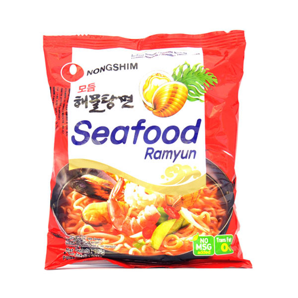 Instantnudelsuppe -Seafood,Meeresfrüchte- / Nong Shim Korea 125g