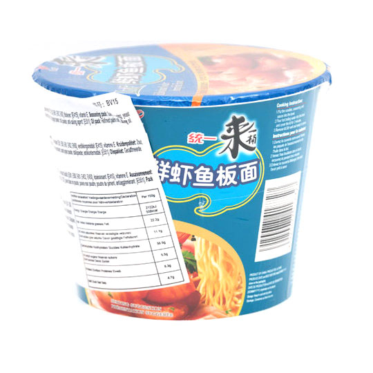 Instantnudelsuppe -Shrimps-, Cup / Tongyi China 108g