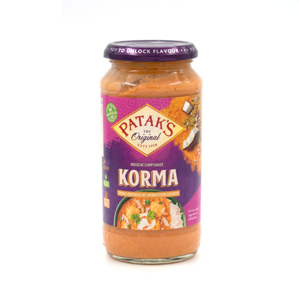 Korma Currysauce -fertig- / Pataks UK 450g