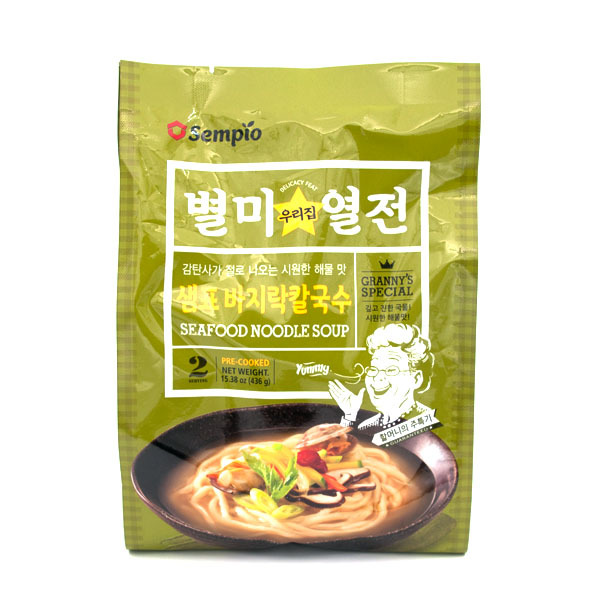 Nudelsuppe -Meeresfrüchte- / Sempio Korea 436g