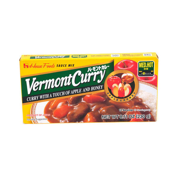 Vermont Curry, mittelscharf / House Japan 230g