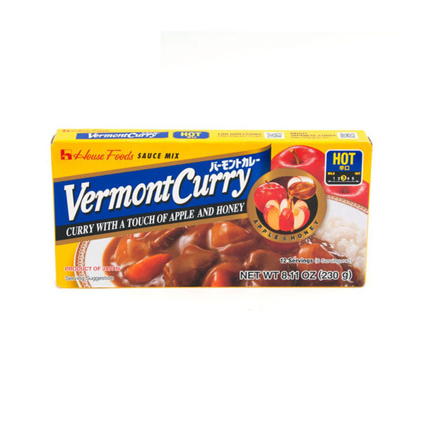 Vermont Curry, scharf / House Japan 230g