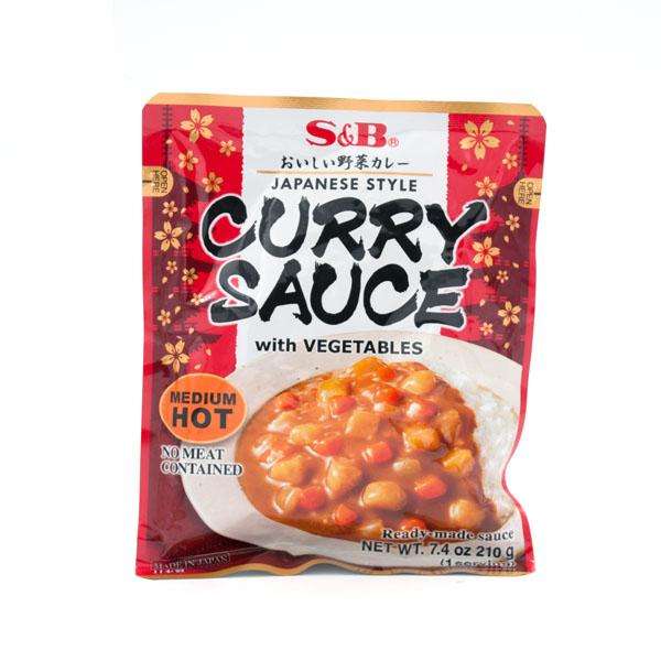 Currysauce mit Gemüse, medium / S&B Japan 205ml