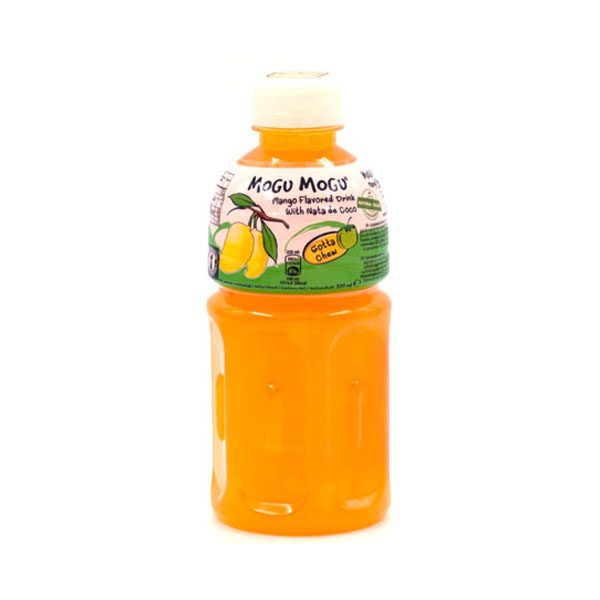 Mango -Drink mit Kokostückchen / Mogu Mogu Thailand 320ml