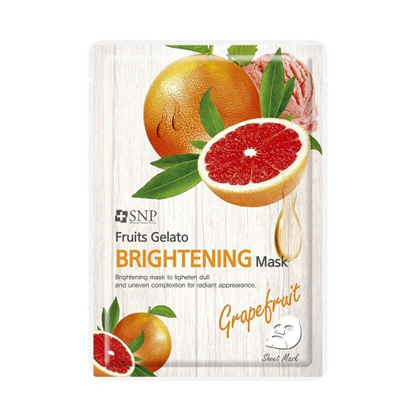 SNP Fruits Gelato Brightening Mask - Grapefruit